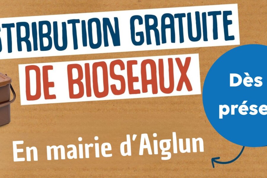 DISTRIBUTION DE BIOSEAUX